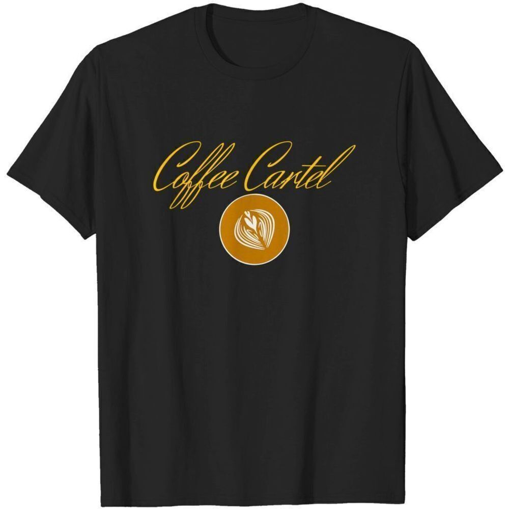 Coffee Cartel Funny Coffee Lover Graphic Aesthetic Unisex T-Shirt
